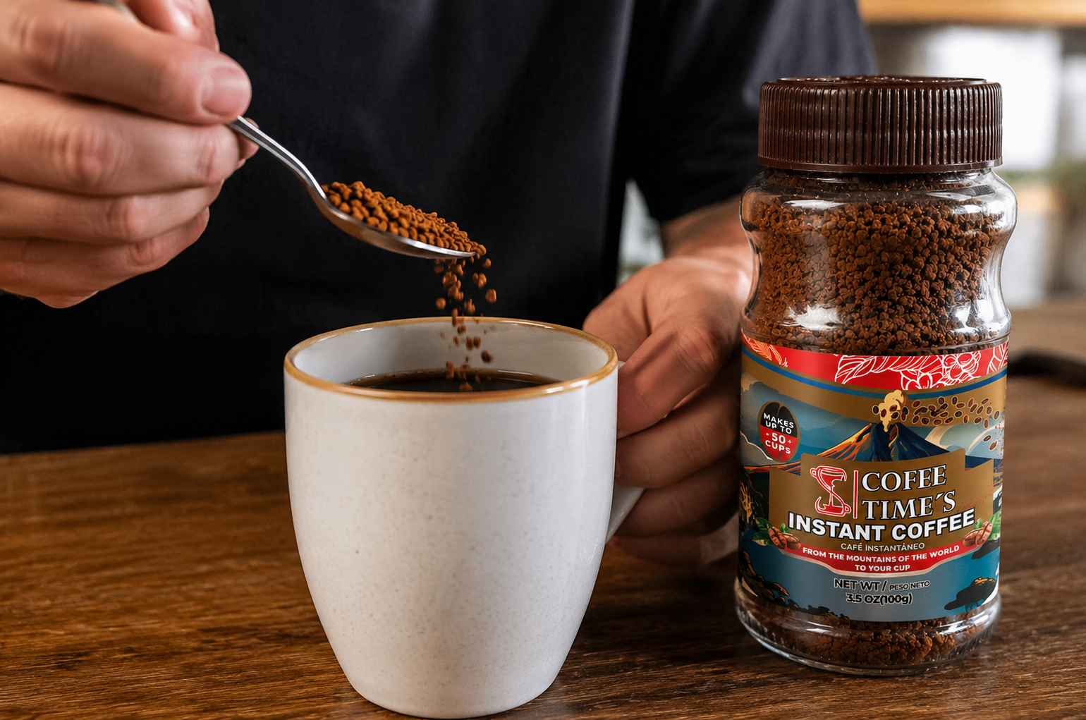 Coffee Time's Instant Coffee - Premium product shot
